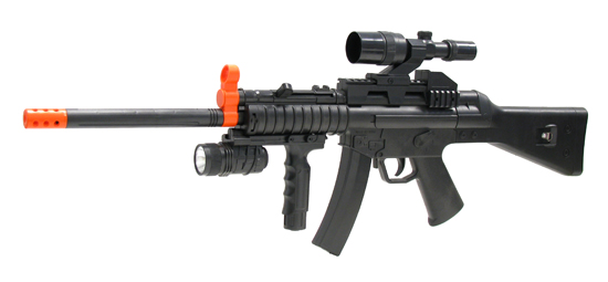 Spec Ops Long Barrel MP5 SMG FPS-280 Spring Airsoft GunZX-HY015CZX ...